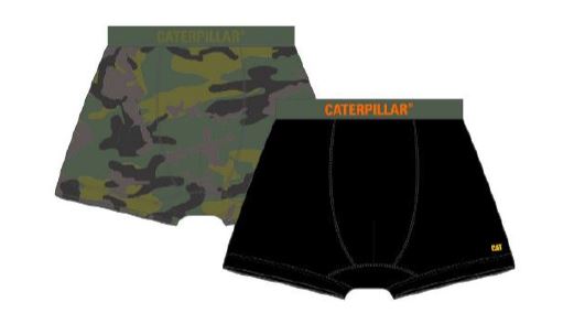 Cat Boxershorts 2er-Pack camo/schwarz