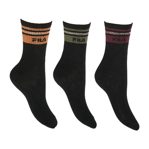 WOMAN LIFESTYLE NORMAL PLAIN SOCKS 3 PACK