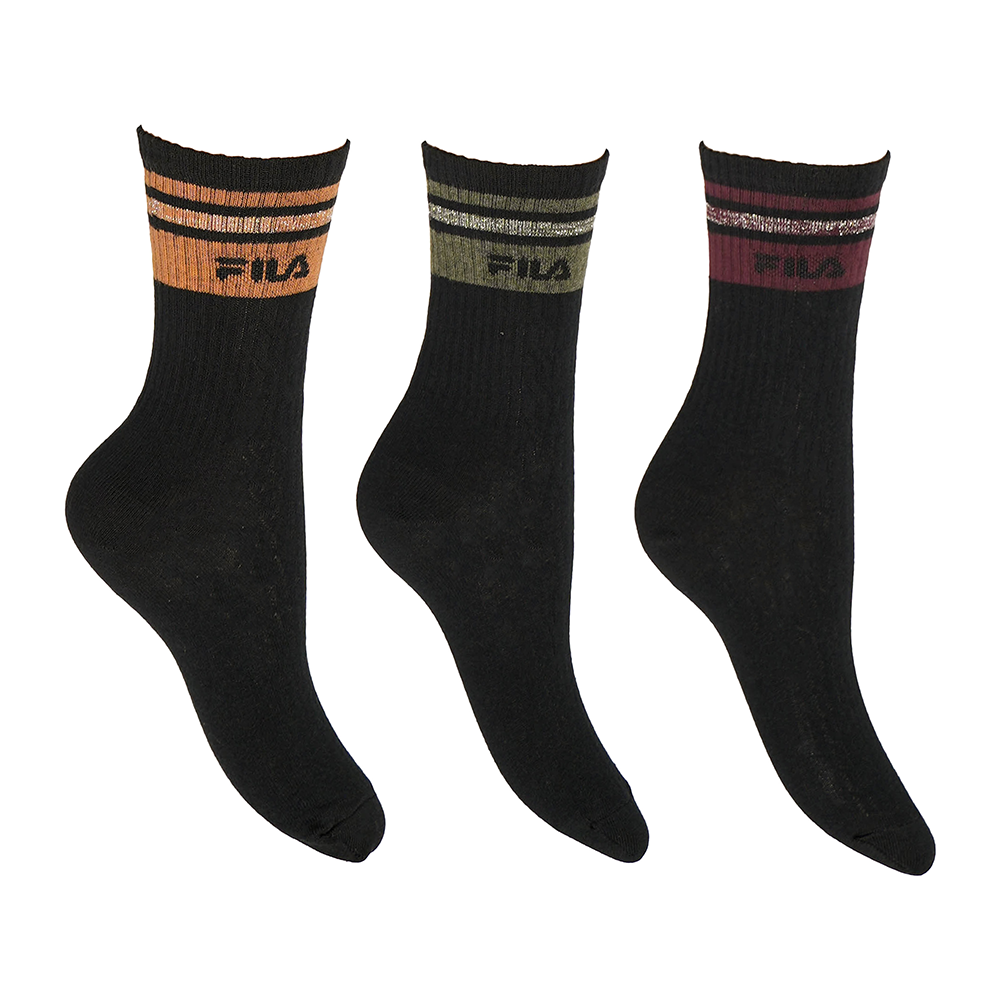 WOMAN LIFESTYLE NORMAL PLAIN SOCKS 3 PACK
