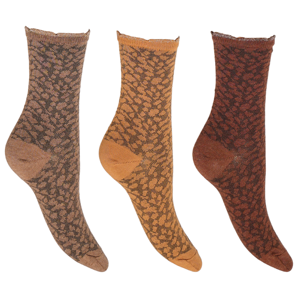 WOMAN LIFESTYLE NORMAL PLAIN SOCKS 3 PACK – Bild 2