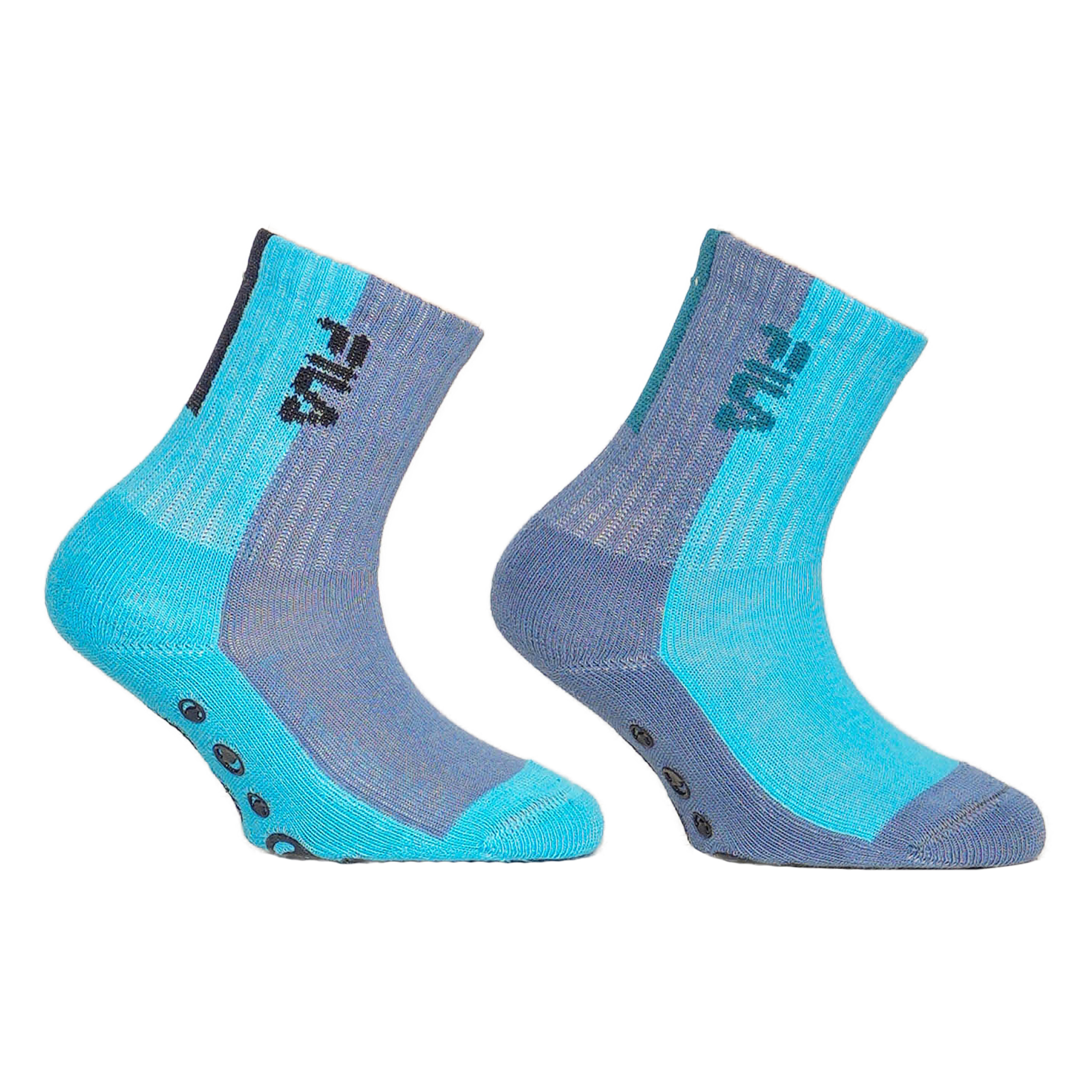 JUNIOR NORMAL PLAIN SOCKS WITH ABS 2 PACK – Bild 2