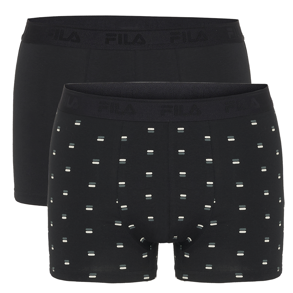 MAN BOXER ELASTIC WITH LOGO 2P