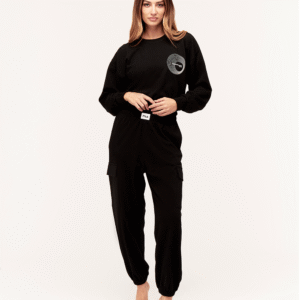 WOMAN LONG PYJAMAS IN BRUSHED FLEECE