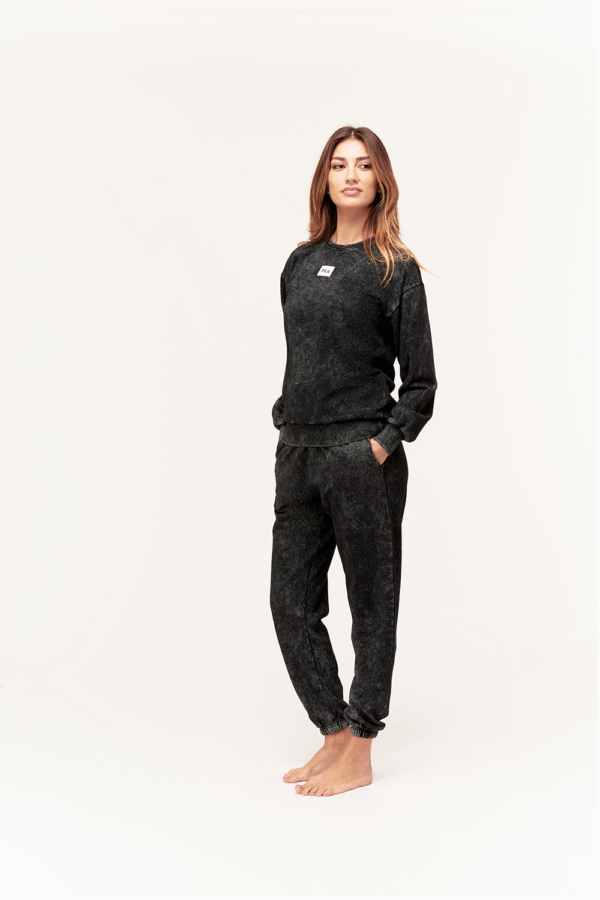 WOMAN LONG PYJAMAS IN BRUSHED FLEECE