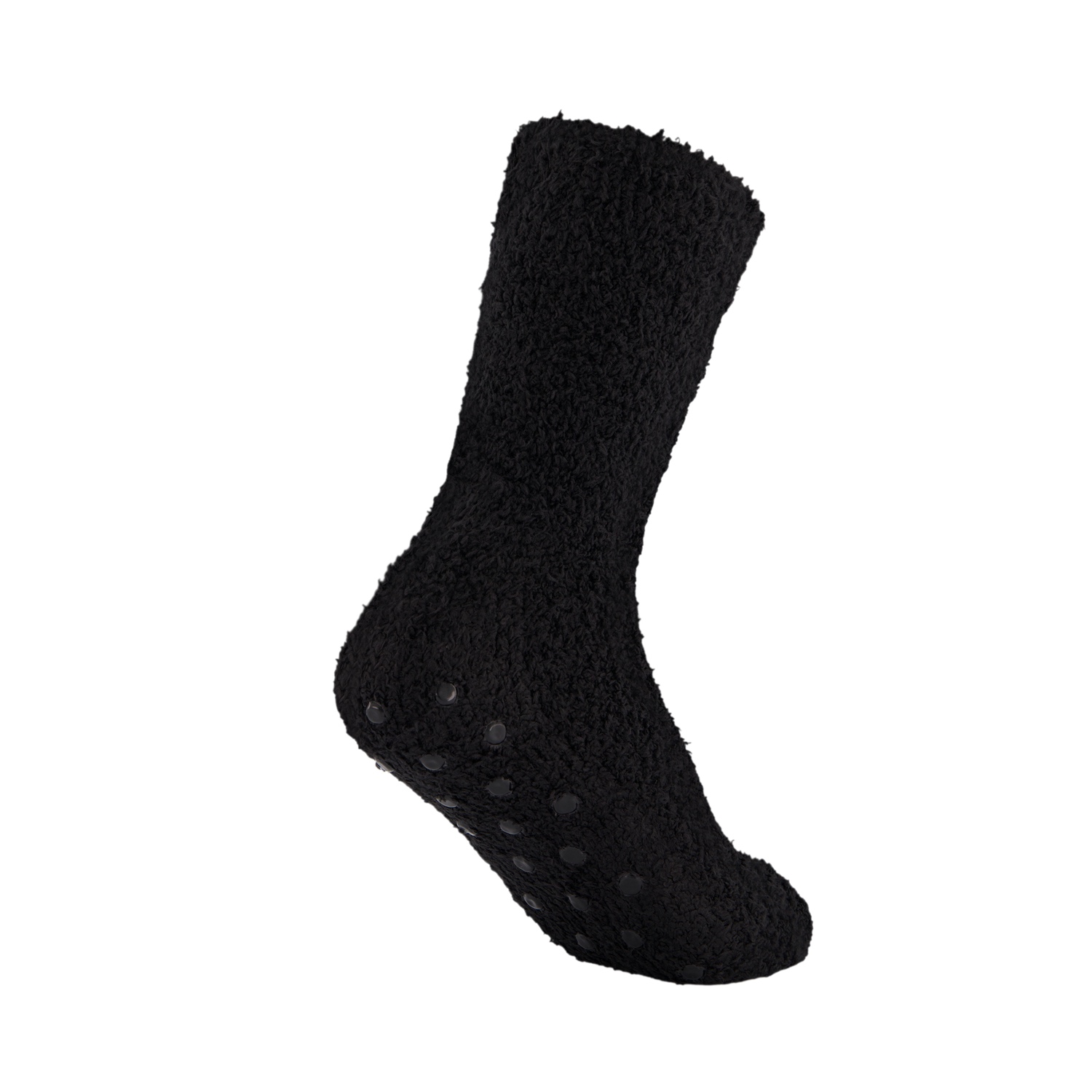 Fluffy Socks mit ABS-Pads beige/schwarz – one size – Bild 9