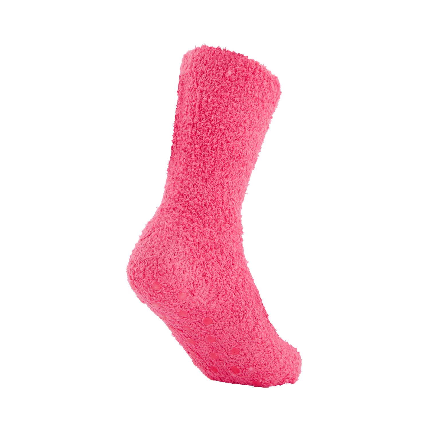 Fluffy Socks mit ABS-Pads pink/schwarz – one size – Bild 8
