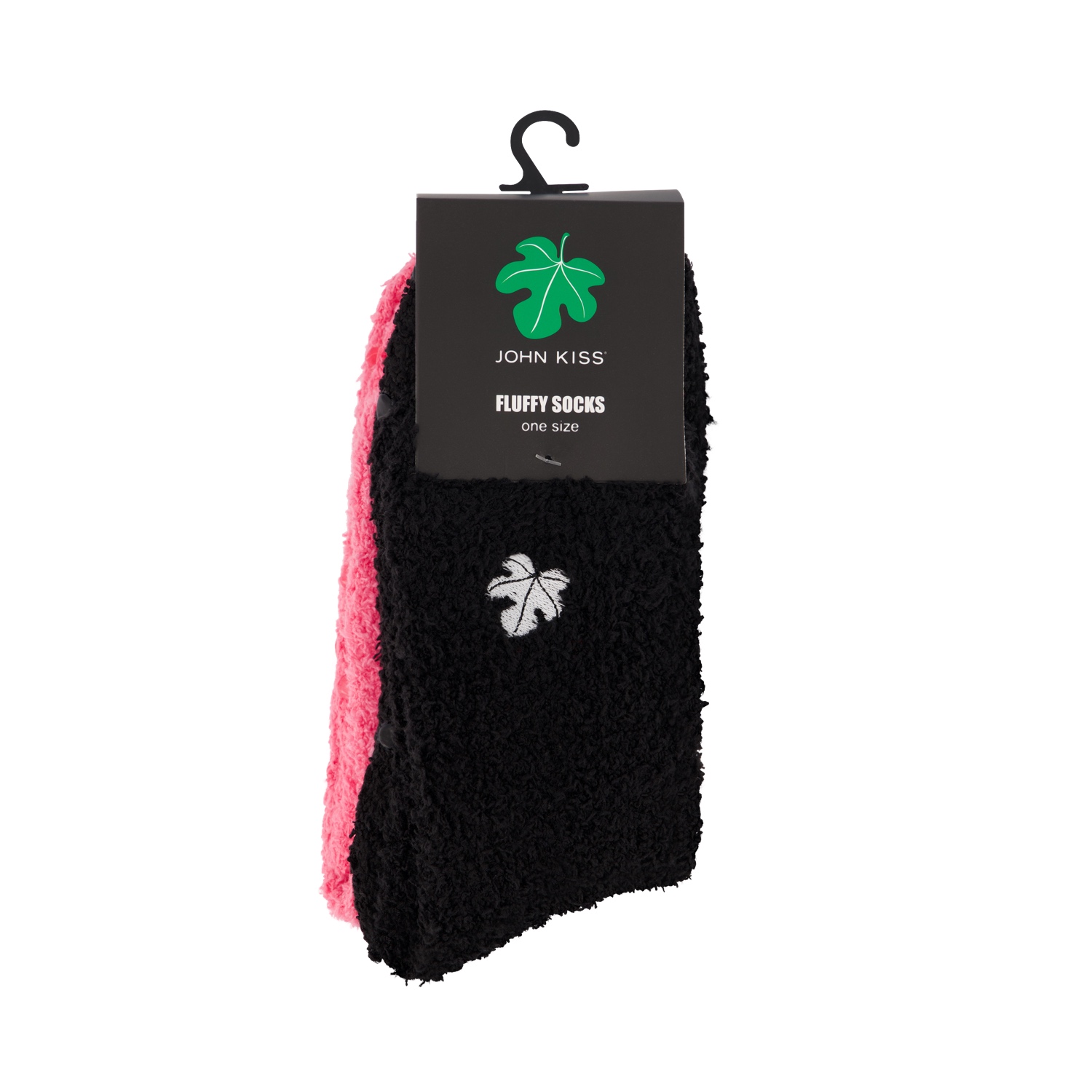 Fluffy Socks mit ABS-Pads pink/schwarz – one size – Bild 5