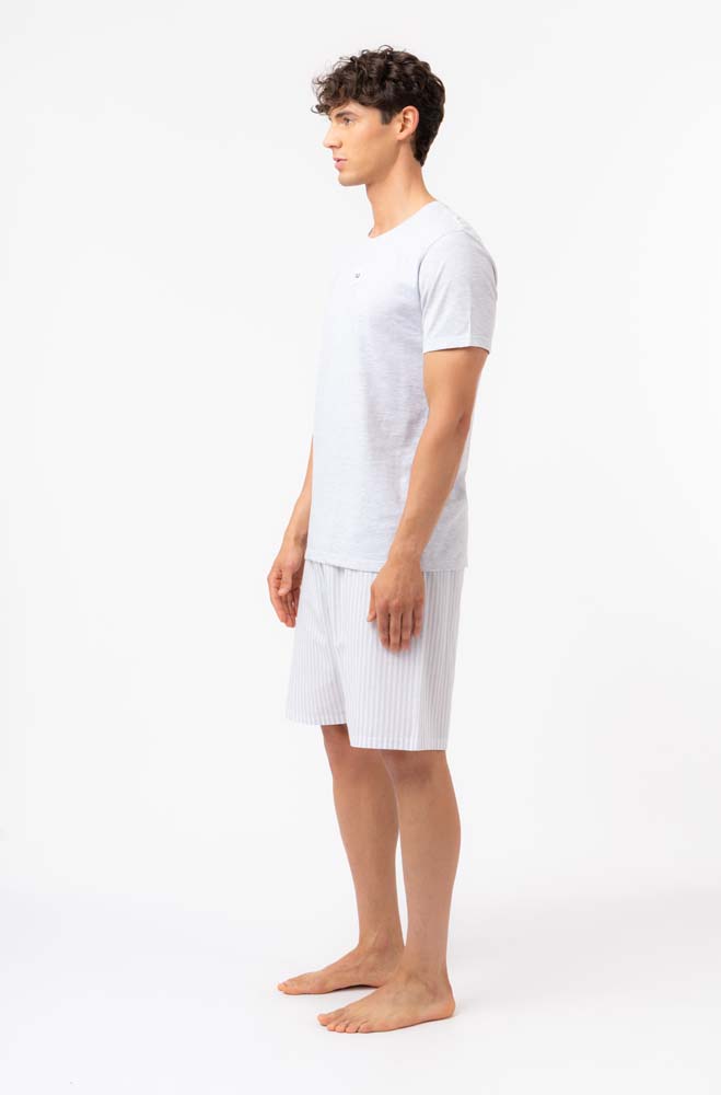 MAN PYJAMAS SHORT SLEEVES T-SHIRT AND SHORT PANTS – Bild 4