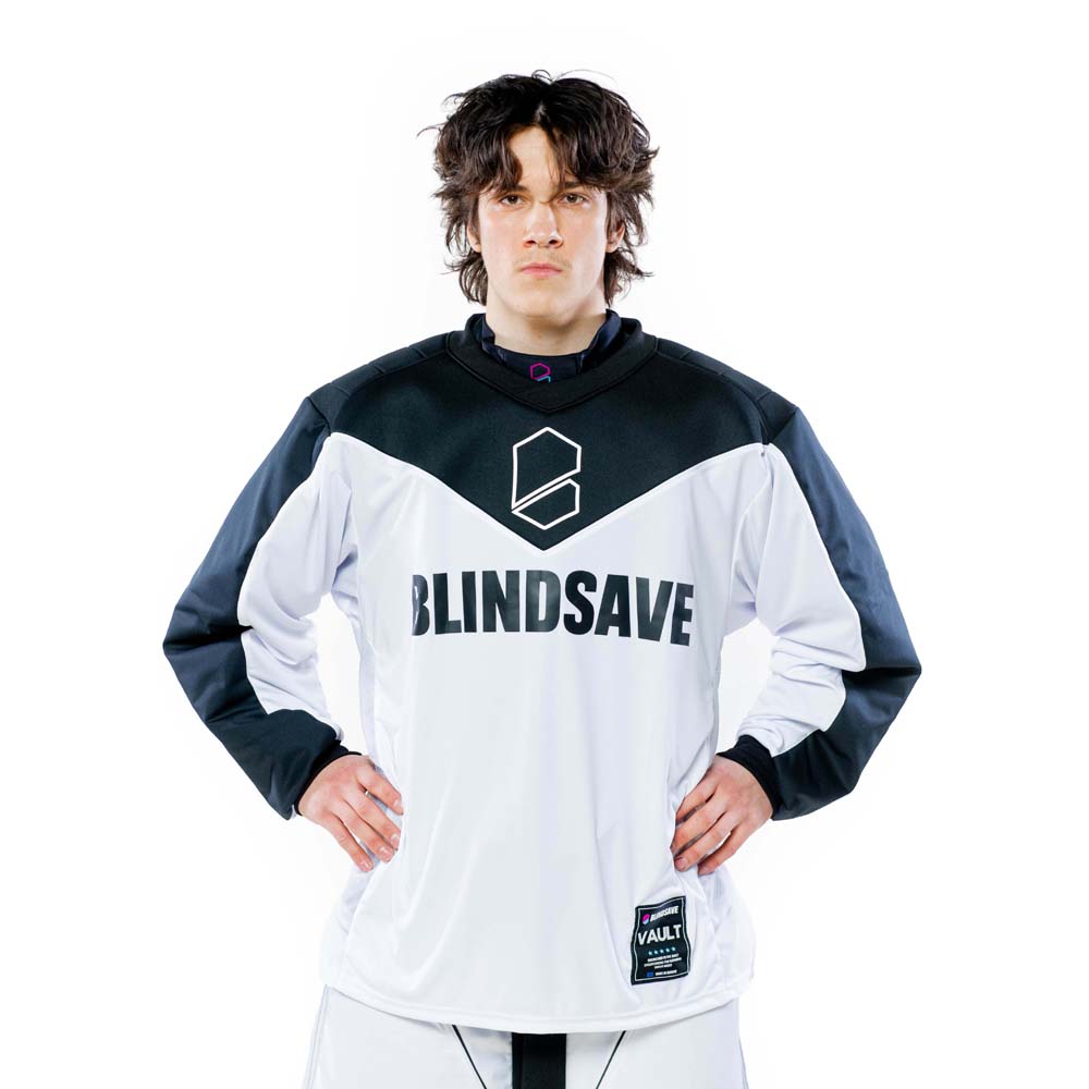 VAULT GOALIE JERSEY TOP BLACK & WHITE