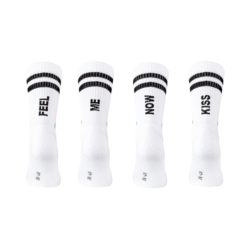 Lot de 4 paires de chaussettes John Kiss Slogen