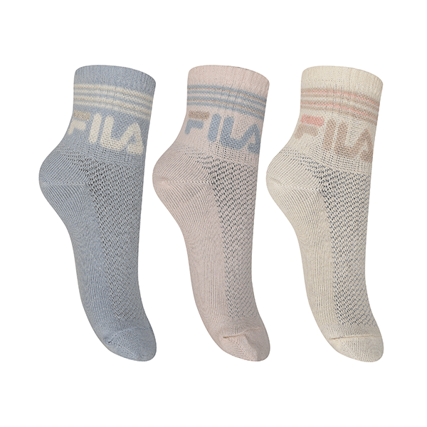 JUNIOR GIRL QUARTER PLAIN SOCKS 3 PAIRS PACK – Bild 2