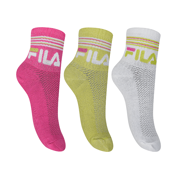 JUNIOR GIRL QUARTER PLAIN SOCKS 3 PAIRS PACK