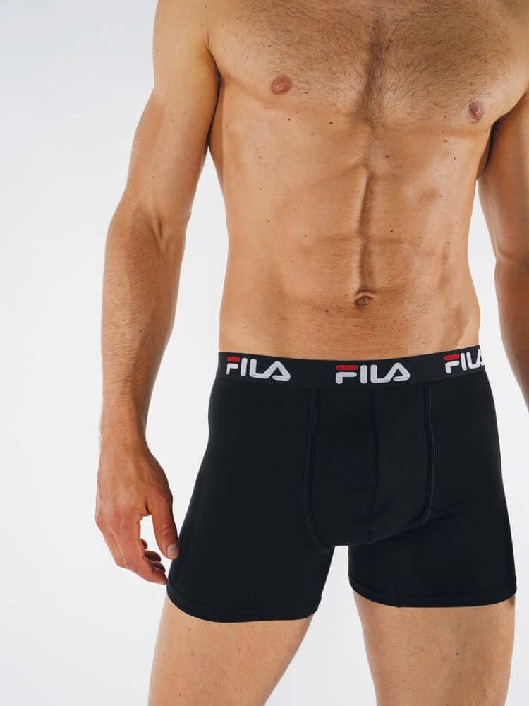 MAN BOXER ELASTIC WITH LOGO MIDI LENGHT LEG - Image 2
