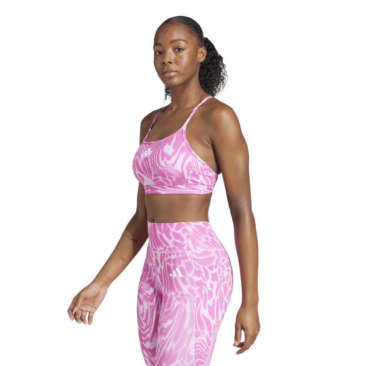 Aeroreact Training Light Support 3-Streifen Sport-BH - Image 2