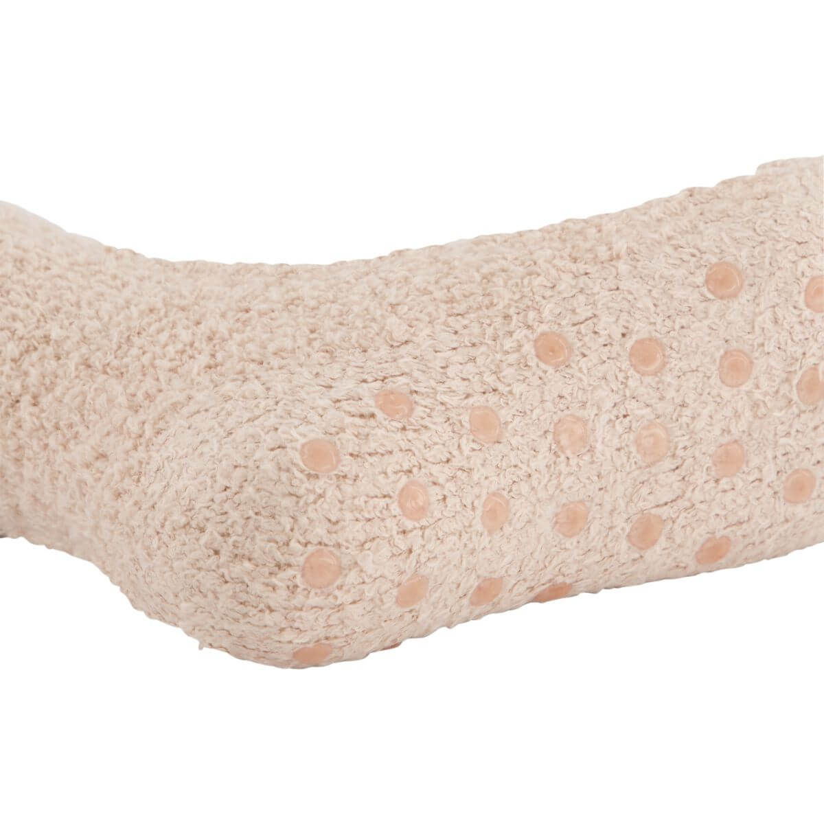 Fluffy Socks mit ABS-Pads beige/schwarz – one size - Image 5