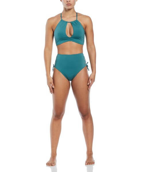 Lace-Up High Neck Bikini Top - Immagine 8