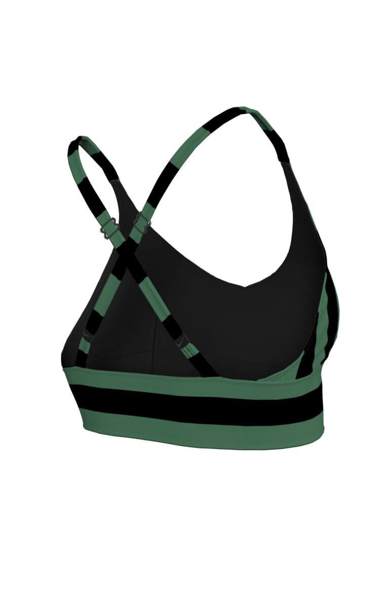 STATEMENT STRIPE V-Neck Bikini Top – Bild 11