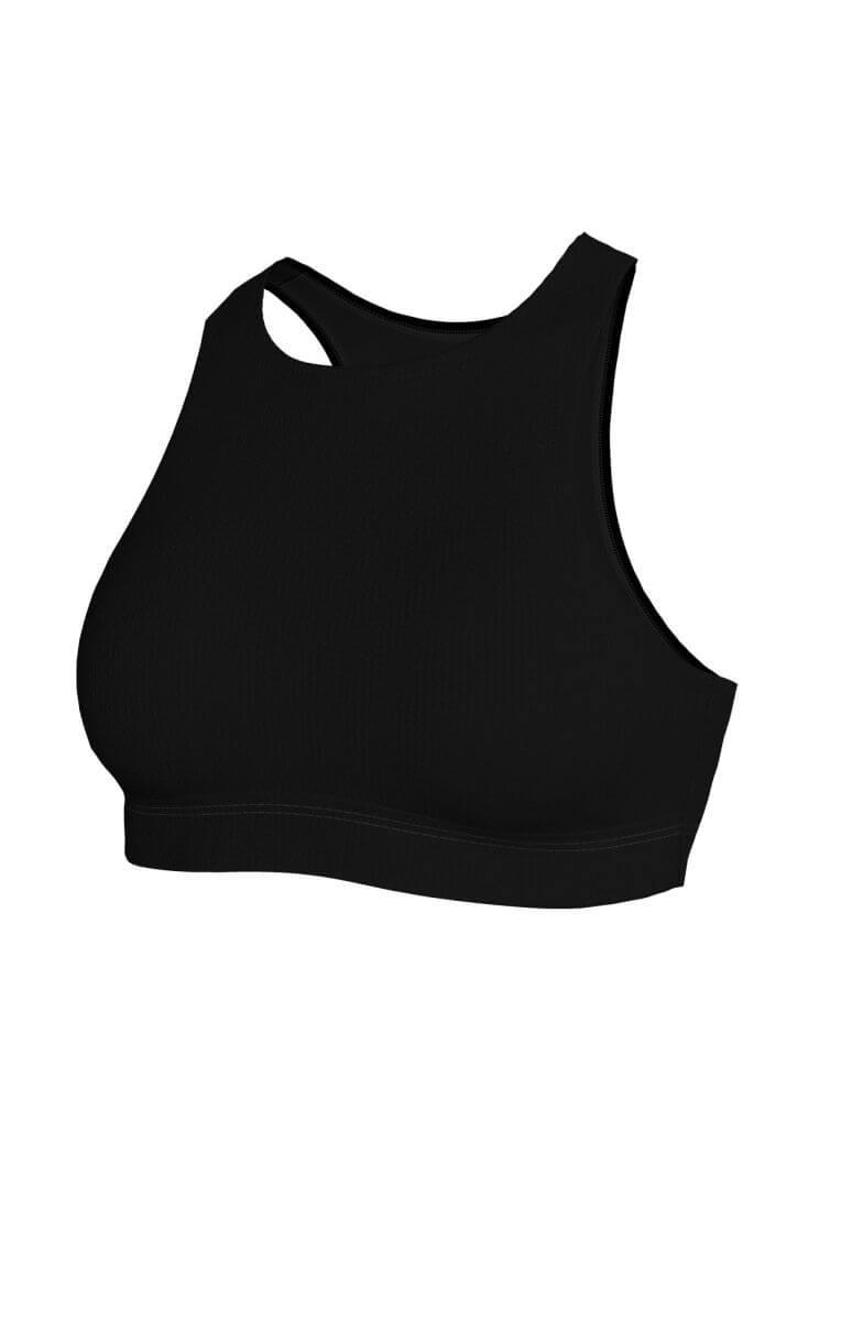 HAUT DE MAILLOT DE BAIN ESSENTIAL À COL MONTANT ELEVATED