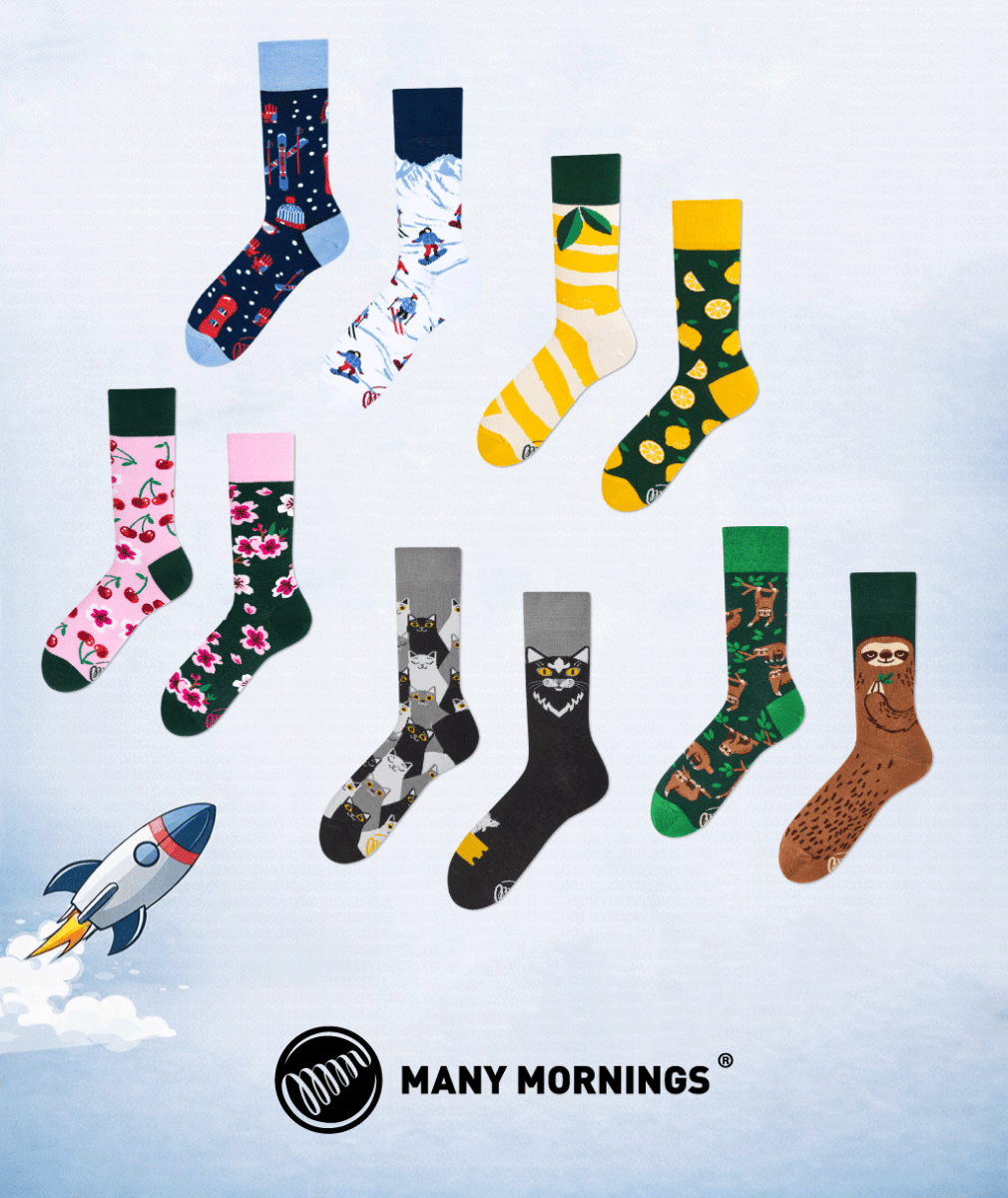 Many Mornings 5 Socks Bundle